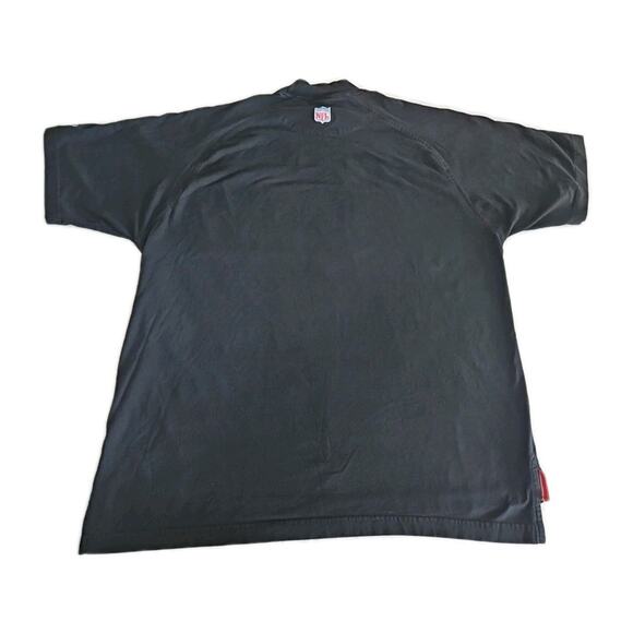 NFL Team Apparel Reebok Buccaneers Mens T-Shirt Black Size Large Cotton Blend - Picture 2 of 14